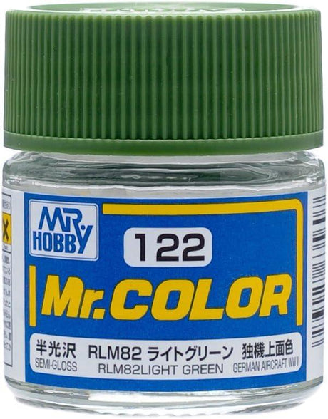 Mr. Hobby Paint Mr. Hobby C122 Mr. Color Semi Gloss RLM82 Light Green Lacquer Paint 10ml