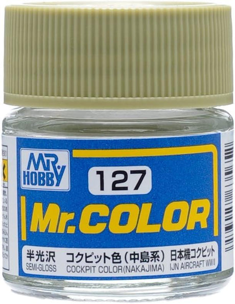 Mr. Hobby Paint Mr. Hobby C127 Mr. Color Semi Gloss Cockpit Color Nakajima Lacquer Paint 10ml