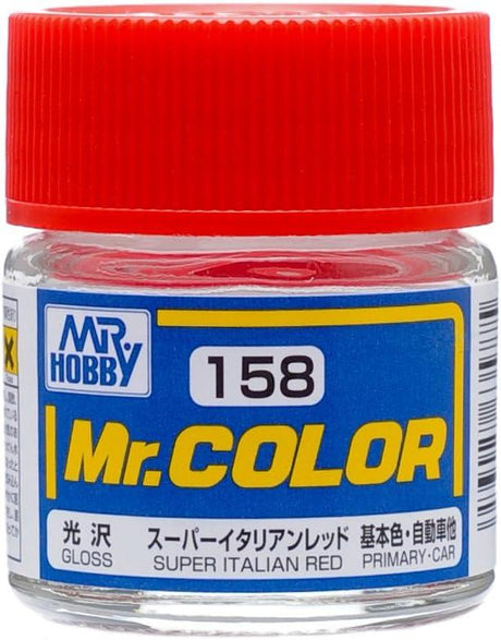 Mr. Hobby Paint Mr. Hobby C158 Mr. Color Gloss Super Italian Red Lacquer Paint 10ml