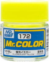 Mr. Hobby Paint Mr. Hobby C172 Mr. Color Flat Fluorescent Yellow Lacquer Paint 10ml