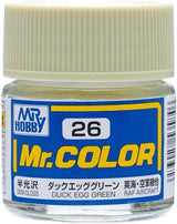 Mr. Hobby Paint Mr. Hobby C26 Mr. Color Semi Gloss Duck Egg Green Lacquer Paint 10ml