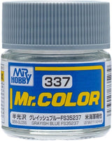 Mr. Hobby Paint Mr. Hobby C337 Mr. Color Semi Gloss Grayish Blue FS35237 Lacquer Paint 10ml