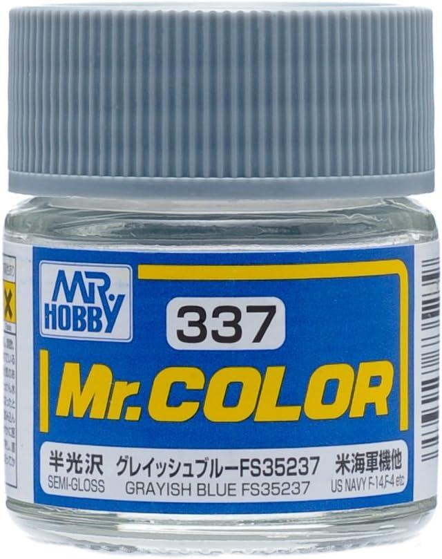 Mr. Hobby Paint Mr. Hobby C337 Mr. Color Semi Gloss Grayish Blue FS35237 Lacquer Paint 10ml