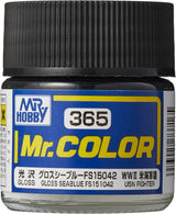 Mr. Hobby Paint Mr. Hobby C365 Mr. Color Gloss Sea Blue FS15042 Lacquer Paint 10ml
