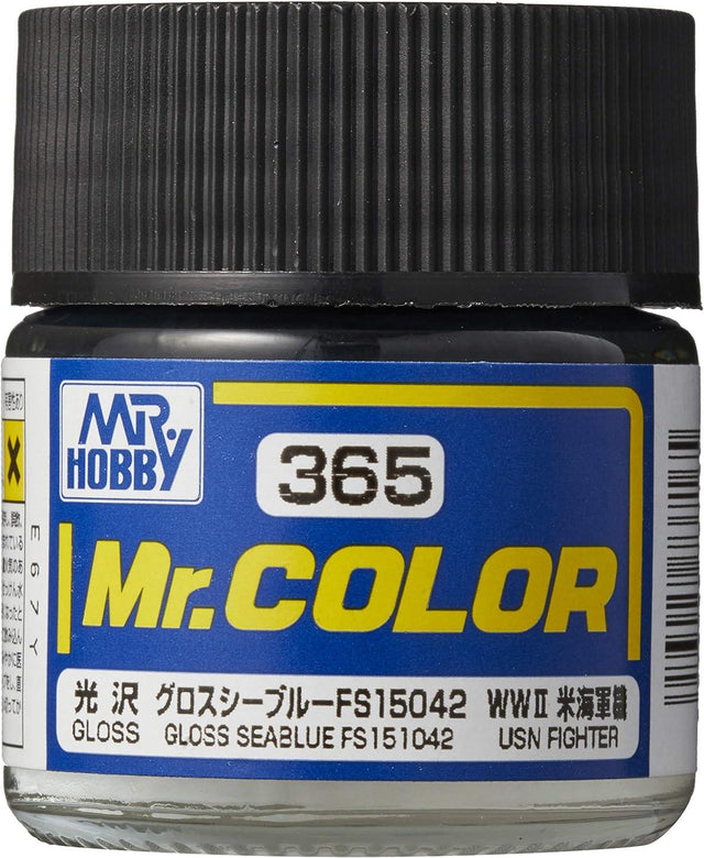 Mr. Hobby Paint Mr. Hobby C365 Mr. Color Gloss Sea Blue FS15042 Lacquer Paint 10ml