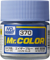 Mr. Hobby Paint Mr. Hobby C370 Mr. Color Azure Blue Lacquer Paint 10ml