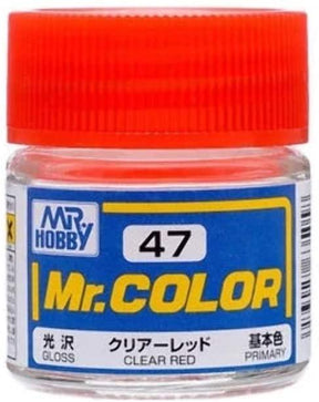 Mr. Hobby Paint Mr. Hobby C47 Mr. Color Gloss Clear Red Lacquer Paint 10ml