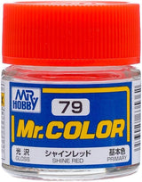 Mr. Hobby Paint Mr. Hobby C79 Mr. Color Gloss Shine Red Lacquer Paint 10ml