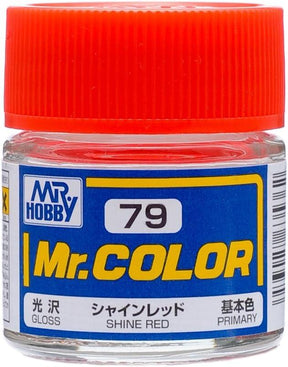 Mr. Hobby Paint Mr. Hobby C79 Mr. Color Gloss Shine Red Lacquer Paint 10ml