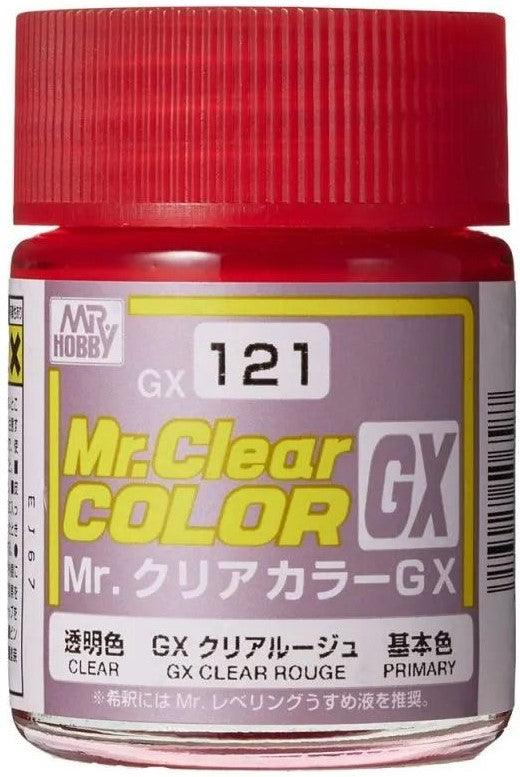 Mr. Hobby Paint Mr. Hobby GX121 Mr. Clear Color GX Clear Rouge Lacquer Paint 18ml