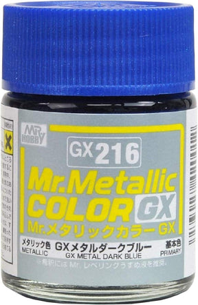 Mr. Hobby Paint Mr. Hobby GX216 Mr. Metallic Color GX Dark Blue Lacquer Paint 18ml