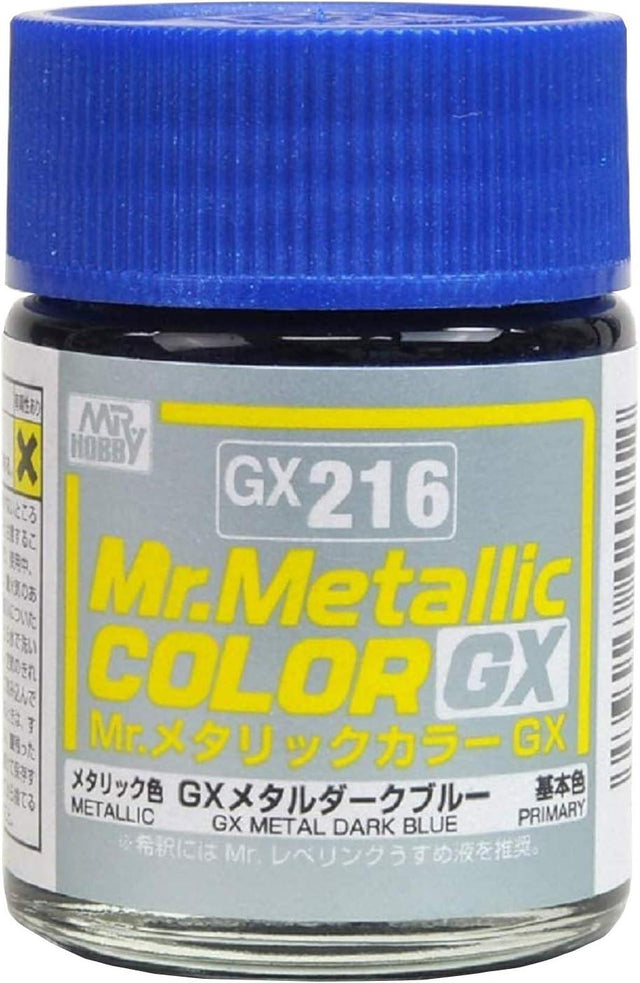 Mr. Hobby Paint Mr. Hobby GX216 Mr. Metallic Color GX Dark Blue Lacquer Paint 18ml