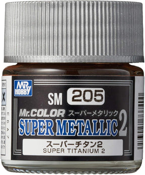 Mr. Hobby Paint Mr. Hobby SM205 Mr. Color Super Titanium 2 Lacquer Paint 10ml