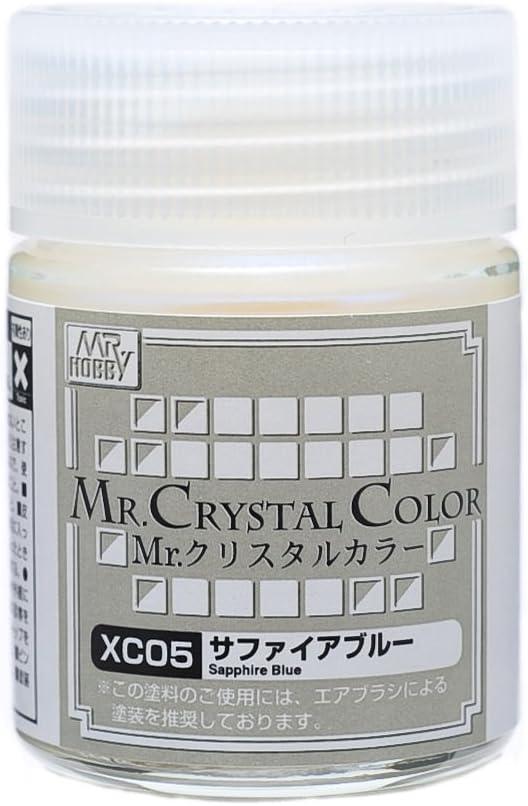Mr. Hobby Paint Mr. Hobby XC05 Mr. Crystal Color Sapphire Blue Lacquer Paint 18ml