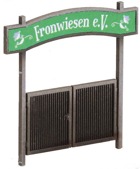 Noch MODEL TRAINS Noch HO Allotment Garden Structure Laser-Cut Card Kit