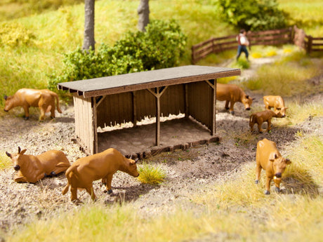 Noch MODEL TRAINS Noch HO Animal Shelter Scene Kit