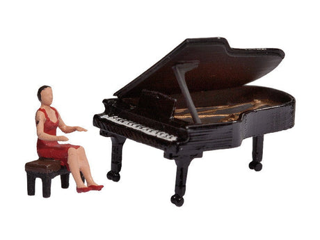 Noch MODEL TRAINS Noch HO Piano Concert Laser-Cut Kit w/Sound