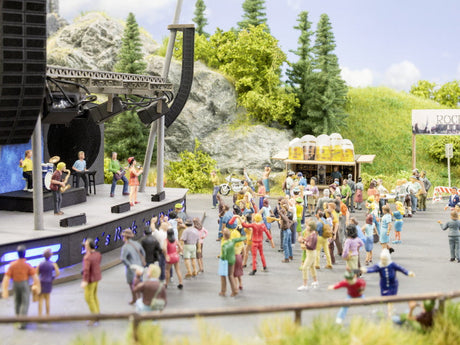 Noch MODEL TRAINS Noch HO Rock Festival - Operating