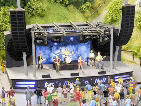 Noch MODEL TRAINS Noch HO Rock Festival - Operating