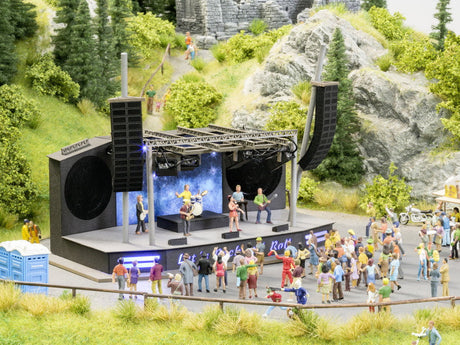 Noch MODEL TRAINS Noch HO Rock Festival - Operating
