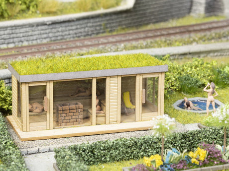 Noch MODEL TRAINS Noch HO Sauna w/View Kit