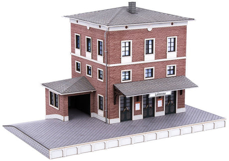 Noch MODEL TRAINS Noch N Laimnau Train Station Laser-Cut Kit