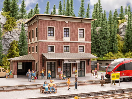 Noch MODEL TRAINS Noch N Laimnau Train Station Laser-Cut Kit
