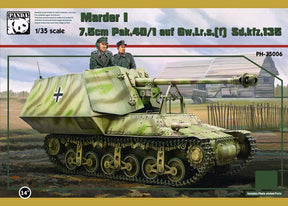 Panda Hobby MILITARY MODEL Panda Hobby 1/35 Marder I 7.5cm Pak 40/1 on GW LrS(f) SdKfz 135 Tank Destroyer Kit