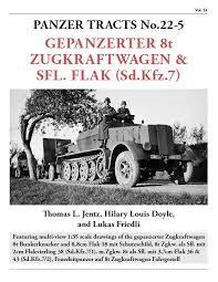 Panzer Tracts HOBBY BOOKS Panzer Tracts No.22-5 Gepanzerter 8t Zugkraftwagen & SflFlak (SdKfz 7)