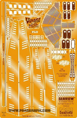 Paragraphix Details DETAIL PARTS Paragraphix Details 1/128 Voyage to the Bottom of the Sea: Seaview 8-Window Submarine Movie/1st Season TV Version Photo-Etch Set for MOE