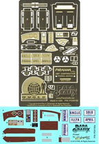 Paragraphix Details DETAIL PARTS Paragraphix Details 1/25 Piranha Super Spy Car Photo-Etch & Decal Set for AMT