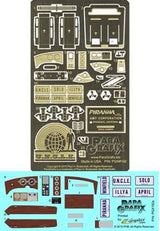 Paragraphix Details DETAIL PARTS Paragraphix Details 1/25 Piranha Super Spy Car Photo-Etch & Decal Set for AMT