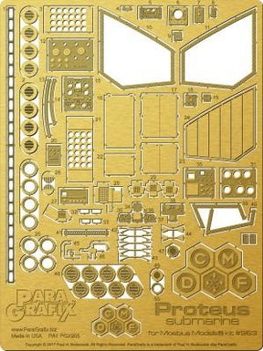 Paragraphix Details DETAIL PARTS Paragraphix Details 1/32 Proteus Submarine Photo-Etch Set for MOE