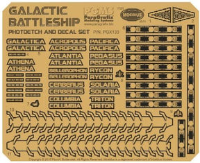 Paragraphix Details DETAIL PARTS Paragraphix Details 1/4105 Battlestar Galactica: BS75 Spaceship Super Photo-Etch & Decal Set for MOE