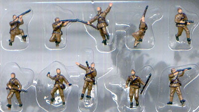 Pegasus MILITARY MODEL Pegasus Military 1/144 Russian Infantry WWII (10) (Painted)
