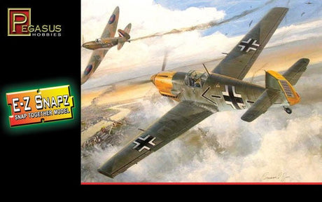 Pegasus MODEL AIRPLANES Pegasus Hobbies Aircraft 1/48 Bf109E4 Aircraft Snap Kit