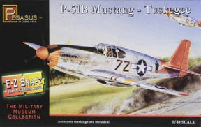 Pegasus MODEL AIRPLANES Pegasus Hobbies Aircraft 1/48 P51B Tuskegee Aircraft Snap Kit