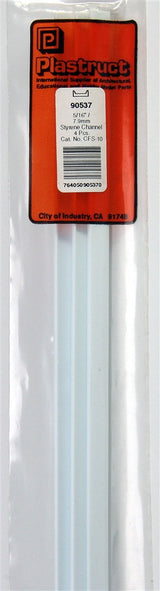 Plastruct Supplies Plastruct 90537 CFS-10 Fineline Styrene Channel, 5/16" (4)