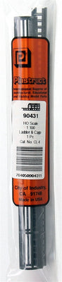 Plastruct Supplies Plastruct HO 90431 CL-4 Safety Cage and Ladder Set, 27/64"