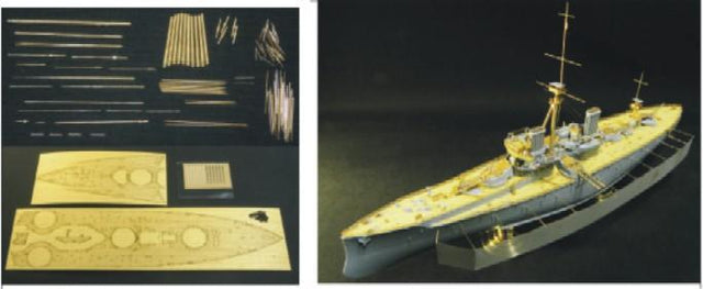 Pontos MODEL SHIPS Pontos Model 1/350 HMS Dreadnought 1907 Detail Set for ZVE