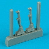 Quickboost Details DETAIL PARTS Quickboost Details 1/32 Bf109G6 Control Sticks for HSG (2)