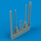 Quickboost Details DETAIL PARTS Quickboost Details 1/32 Fw190D Gun Barrels for HSG & RVL (2)