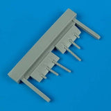 Quickboost Details DETAIL PARTS Quickboost Details 1/48 F6F3 Gun Barrels Late for EDU