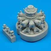 Quickboost Details DETAIL PARTS Quickboost Details 1/48 F8F Bearcat Engine for ACY