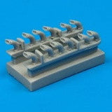 Quickboost Details DETAIL PARTS Quickboost Details 1/48 Fw190D9 Exhausts for TAM