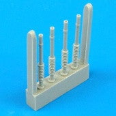 Quickboost Details DETAIL PARTS Quickboost Details 1/48 Hurricane Mk IIC Cannon Barrels for HSG