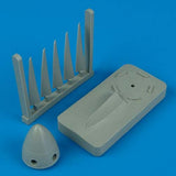 Quickboost Details DETAIL PARTS Quickboost Details 1/48 Spitfire Mk XIV Propeller w/Jig Tool for ACY