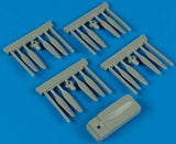 Quickboost Details DETAIL PARTS Quickboost Details 1/72 B24 Propellers w/Jig Tool for HSG