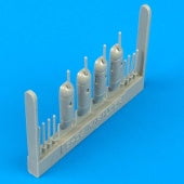 Quickboost Details DETAIL PARTS Quickboost Details 1/72 B26C Gun Barrels for HSG