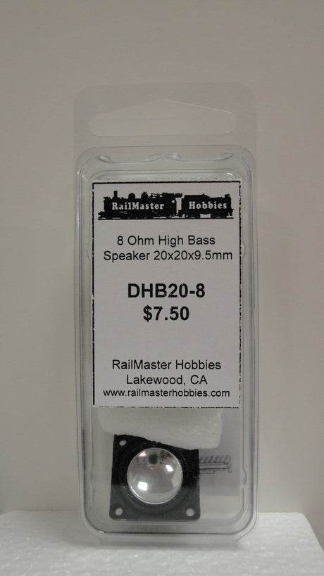 RailMaster DHB20-8 Rail Master / Speaker High Base High Bass 20MM (Scale=HO) Part # = RMT-DHB20-8
